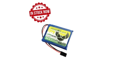 Batería Absima TX LiPo 1S 3,7V 3000mAh SC (JR/FUT) 4140045