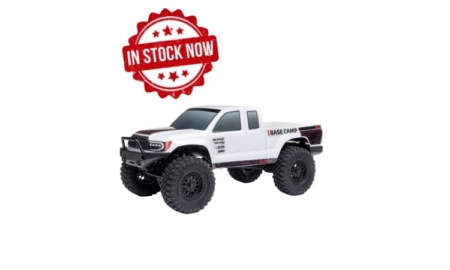 Axial SCX24 Base Camp 4WD Rock Crawler Brushed RTR 124 (con batería y cargador) Blanco AXI-1219T1