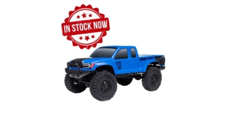 Axial SCX24 Base Camp 4WD Rock Crawler Brushed RTR 1/24 (con batería y cargador) Azul AXI-1219T2