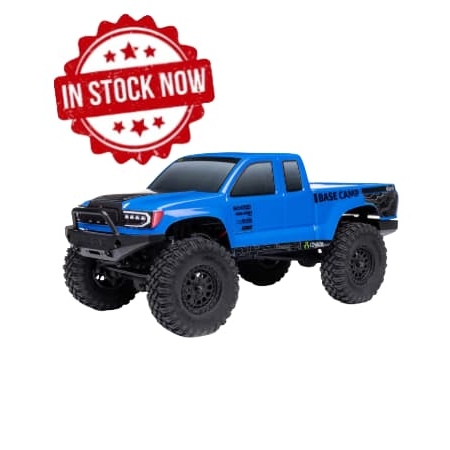 Axial SCX24 Base Camp 4WD Rock Crawler Brushed RTR 1/24 (con batería y cargador) Azul AXI-1219T2