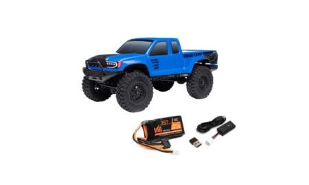 Axial SCX24 Base Camp 4WD Rock Crawler Brushed RTR 1/24 (con batería y cargador) Azul AXI-1219T2