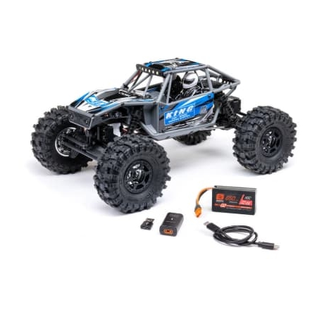 Axial Capra UTB18 4WS 4WD Trail Buggy RTR 1/18 (con batería y cargador) Azul AXI-1750T1