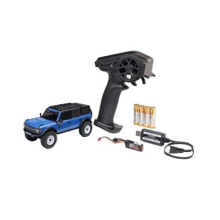 Axial SCX30 Ford Bronco 4X4 1/30 RTR Brushed Rock Crawler (con Batería y cargador) Azul AXI-2048T1