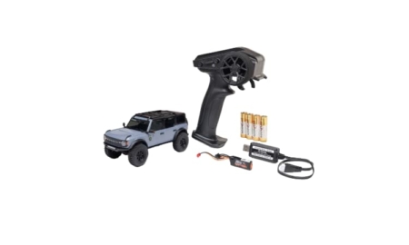 Axial SCX30 Ford Bronco 4X4 1/30 RTR Brushed Rock Crawler (con Batería y cargador) Gris AXI-2048T2