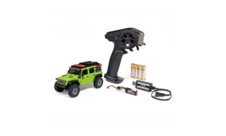 Axial SCX30 Jeep Wrangler JLU 4X4 1/30 RTR Brushed Rock Crawler (con Batería y cargador) Verde AXI-2261T1