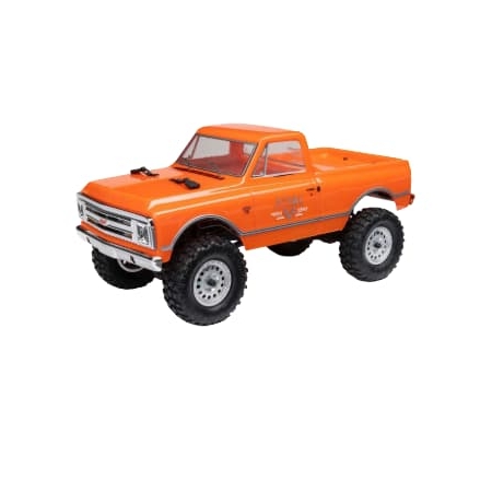 Axial SCX24 1967 Chevrolet C10 1/24 4X4 RTR Brushed Rock Crawler (con Batería y cargador) Naranja AXI00001V2T3