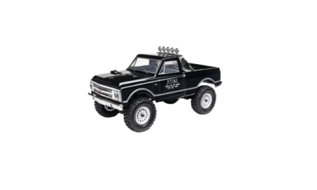Axial SCX24 1967 Chevrolet C10 1/24 4X4 RTR Brushed Rock Crawler (con Batería y cargador) Negro AXI00001V2T4