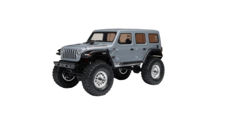 Axial SCX24 Jeep Wrangler JLU CRC 2019 1/24 4X4 RTR Brushed Rock Crawler (con Batería y cargador) Gris AXI00002V3T3