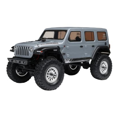 Axial SCX24 Jeep Wrangler JLU CRC 2019 1/24 4X4 RTR Brushed Rock Crawler (con Batería y cargador) Gris AXI00002V3T3
