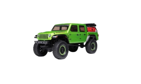 Axial SCX24 Jeep JT Gladiator 1/24 4X4 RTR Brushed Rock Crawler (con Batería y cargador) Verde AXI00005V2T3