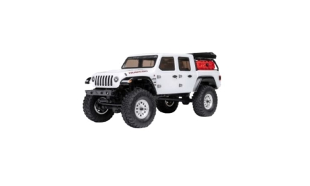 Axial SCX24 Jeep JT Gladiator 1/24 4X4 RTR Brushed Rock Crawler (con Batería y cargador) Blanco AXI00005V2T4