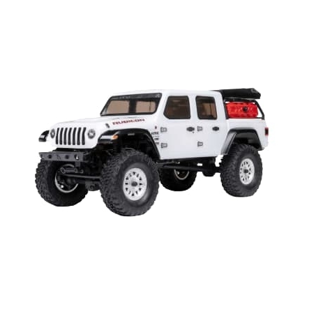 Axial SCX24 Jeep JT Gladiator 1/24 4X4 RTR Brushed Rock Crawler (con Batería y cargador) Blanco AXI00005V2T4