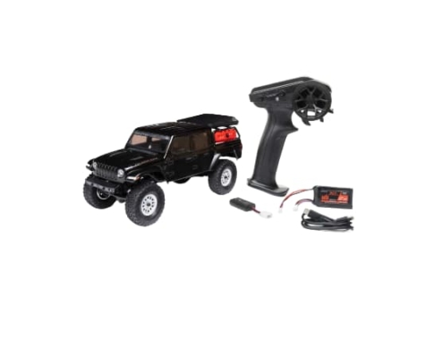 Axial SCX24 Jeep JT Gladiator 1/24 4X4 RTR Brushed Rock Crawler (con Batería y cargador) Negro AXI00005V2T5
