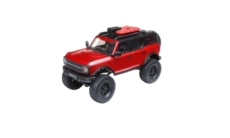 Axial SCX24 Ford Bronco 1/24 4X4 RTR (con Batería y cargador) Rojo AXI00006T1