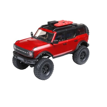 Axial SCX24 Ford Bronco 1/24 4X4 RTR (con Batería y cargador) Rojo AXI00006T1