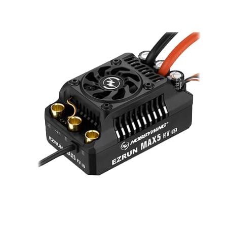 Variador Hobbywing Ezrun MAX5 HV G2 ESC 250 Amp, 6-12s LiPo, BEC 8A HW30104200