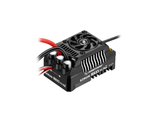 Variador Hobbywing Ezrun MAX5 HV Plus G2 ESC 300 Amp, 6-12s LiPo, BEC 6A HW30104300