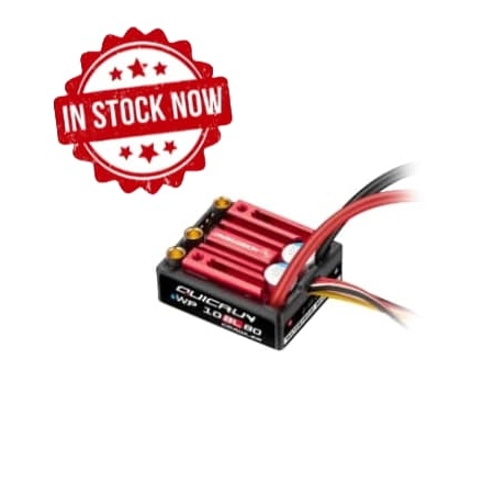 Variador Hobbywing QuicRun WP10BL80-G2 Crawler Brushless 80A, BEC 5A para 1/10 HW30108002