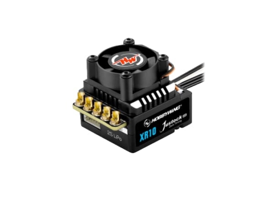Variador Hobbywing Xerun XR10 Justock G3S Brushless ESC 60A, 2s LiPo, BEC 4A para 1/10 HW30112005