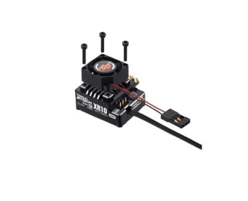 Variador Hobbywing Xerun XR10 Stock Spec Brushless ESC 80A, 1s LiPo, BEC 3A para 1/12 HW30112751