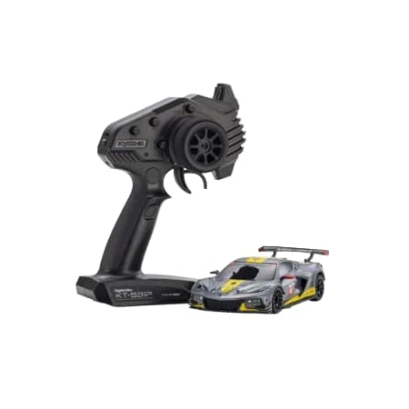 Kyosho Mini-Z MR04 RWD Corvette C8-R Gris plomo (W-MM/KT531P) K.32356GM