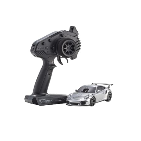 Kyosho Mini-Z MR04 RWD Porsche 911 GT3 RS Plata (N-RM/KT531P) K.32358S