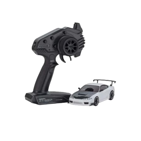 Kyosho Mini-Z AWD Nissan Silvia S15 GT Wing Blanco (MA020/KT531P) K.32647W