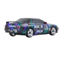 Kyosho Mini-Z AWD Nissan Skyline GT-R R32 1993 HKS #87 (MA020-KT531P) K.32652HK