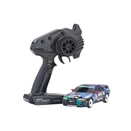 Kyosho Mini-Z AWD Nissan Skyline GT-R R32 1993 HKS #87 (MA020-KT531P) K.32652HK