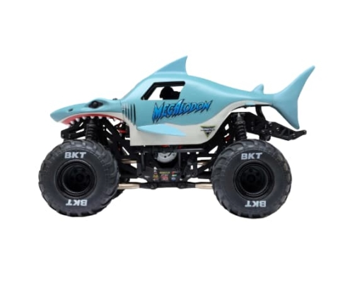 Losi Mini LMT Megalodon 2S 4X4 RTR Brushed Monster Truck RTR 118 (con batería y cargador) LOS01026T3