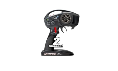 Transmisor Traxxas TQi de 2 canales y 2,4 GHz con botón de freno TRX6529R