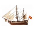 Maqueta Barco de madera Occre Bombarda CANDELARIA 1/85 13000