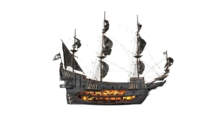 Maqueta Barco de Madera Occre Holandés Errante (Flying Dutchman) 1/50 (con velas) 14010