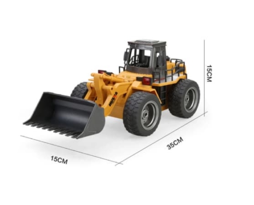 Excavadora Bulldozer RC Huina 1/18 (Pala metálica) 1532