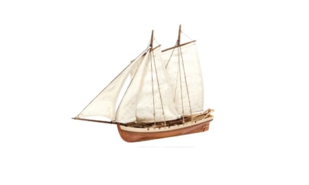 Maqueta Bote Auxiliar de Madera Occre BOUNTY 1/24 52003