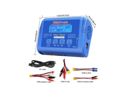 Cargador de batería IMAX B6AC + 80W 0,1 ~ 6A RC 15V 6A