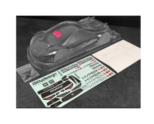 Carrocería Bittydesign HYPER-HR 1/10 190mm TC (Sin Pintar) Peso ligero BDTC-190HYPHR