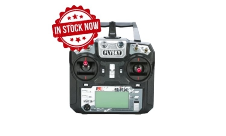 Emisora Flysky FS-I6X 2,4Ghz AFHDS 2A y receptor de 6 canales (Modo 2)