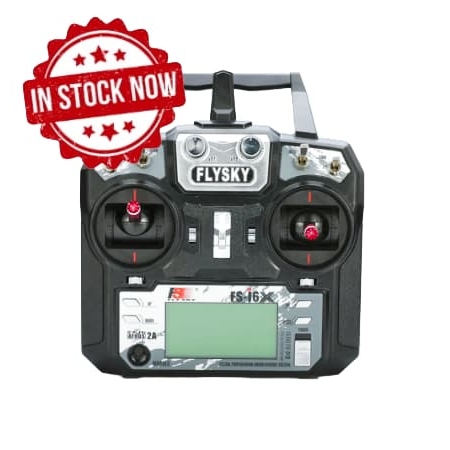 Emisora Flysky FS-I6X 2,4Ghz AFHDS 2A y receptor de 6 canales (Modo 2)