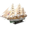 Maqueta Amerigo Vespucci con pinturas, tintes y barniz Pack completo