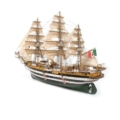 Maqueta Amerigo Vespucci con pinturas, tintes y barniz Pack completo