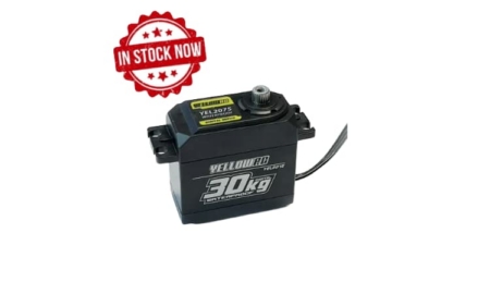 Servo digital impermeable YellowRC de 30 kg + cable de extensión YEL2075