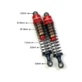 Amortiguadores Absima estándar de aluminio 1:10 de 120mm (2pcs) 2330047