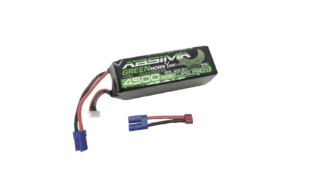 Batería Absima LiPo 6S 22.2V-50C 4500 SC Greenhorn Vol.2 (EC5-T-Plug) 4140027