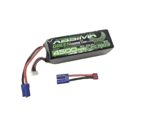 Batería Absima LiPo 6S 22.2V-50C 4500 SC Greenhorn Vol.2 (EC5-T-Plug) 4140027