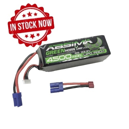 Batería Absima LiPo 6S 22.2V-50C 4500 SC Greenhorn Vol.2 (EC5-T-Plug) 4140027
