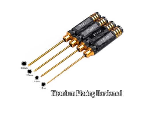 Juego de destornilladores hexagonal para RC (4pcs)