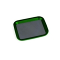 Bandeja de aluminio con placa magnética Verde