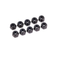 Tuercas de bloqueo Traxxas Sledge de nailon de 4 mm, negras (10pcs) TRX1748