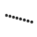 Tuercas de bloqueo Traxxas Sledge de nailon de 3mm, negras (8pcs) TRX2745X